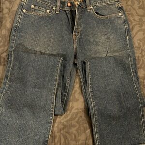 Levi's Dark Blue Straight Leg Jeans